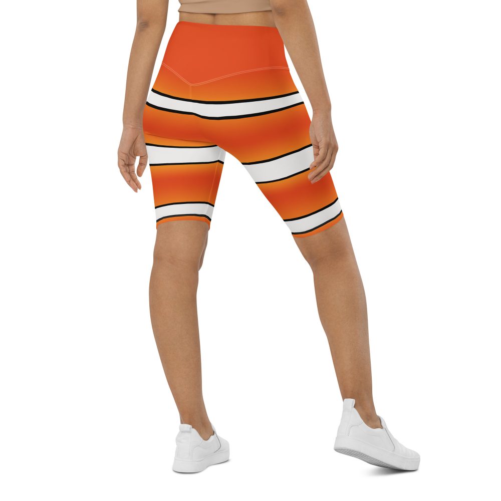 Clownfish Nemo Costume Halloween Cosplay Bike Shorts - Image 2