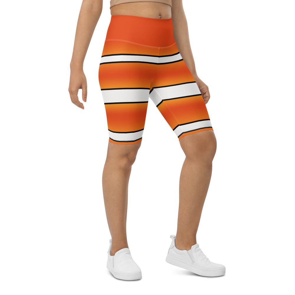 Clownfish Nemo Costume Halloween Cosplay Bike Shorts - Image 5
