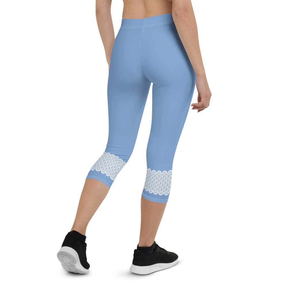 Bo Peep Costume Halloween Cosplay Capri Leggings - Image 2