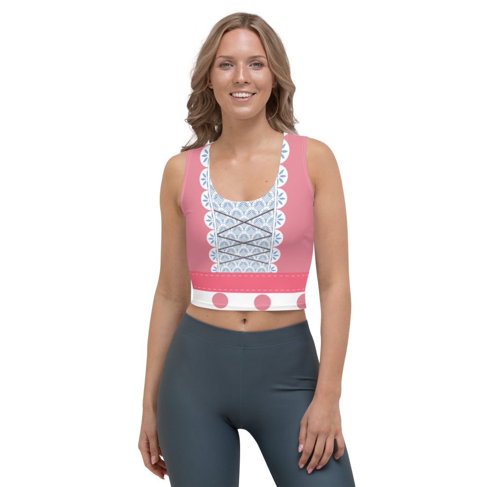 tank top, crop tank, crop top, Toy Story Costume, Little Bo Peep, bo peep costume, uv protection, swim costume, Cosplay Costume, Halloween Costume, Womans costume, plus size costume, matching costume, men's costume, children's costume, kid's costume, women's costume, girls costume, boys costume, running costume, rundisney, run disney, dance costume, activewear