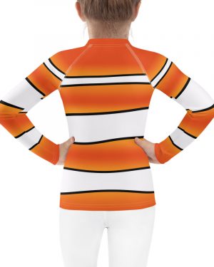 Clownfish Nemo Costume Halloween Cosplay Kids Rash Guard