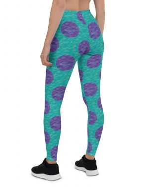 Sully Costume Monster Halloween Cosplay Leggings