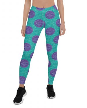 Sully Costume Monster Halloween Cosplay Leggings