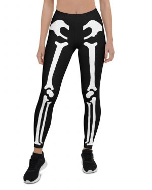 Skeleton Halloween Cosplay Costume Leggings