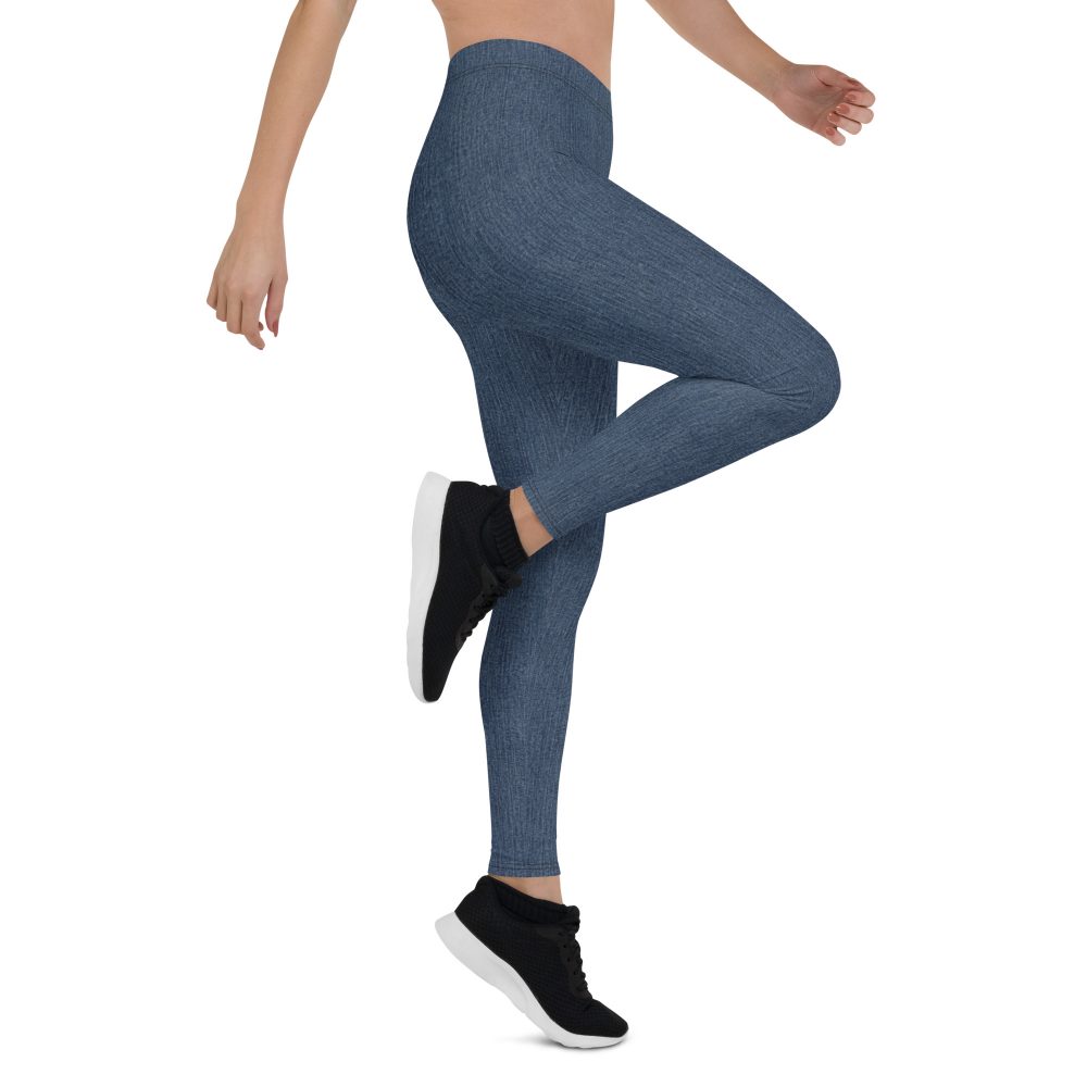 Jeggings - Jean Print Leggings - Image 6