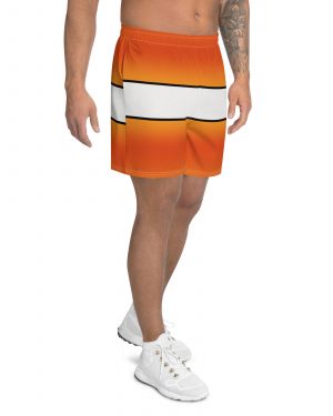 Clownfish Nemo Costume Halloween Cosplay Men’s Athletic Shorts