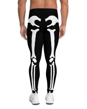 Skeleton Halloween Cosplay Costume Men’s Leggings