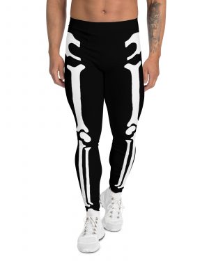 Skeleton Halloween Cosplay Costume Men’s Leggings