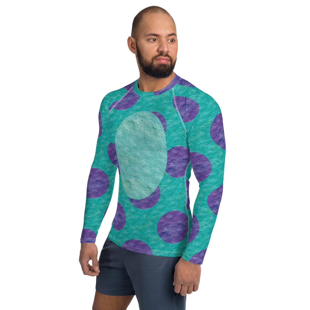 rash guard, men's long sleeve swim shirt, Sully Costume, Monster costume, Monsters Inc., Cosplay Costume, Halloween Costume, Womans costume, plus size costume, matching costume, men's costume, children's costume, kid's costume, women's costume, girls costume, boys costume, running costume, rundisney, run disney, dance costume, activewear