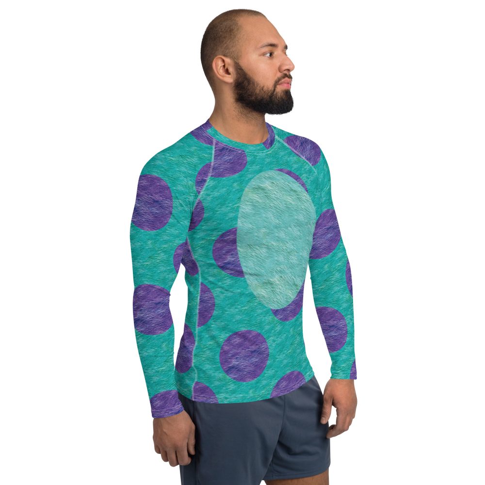 rash guard, men's long sleeve swim shirt, Sully Costume, Monster costume, Monsters Inc., Cosplay Costume, Halloween Costume, Womans costume, plus size costume, matching costume, men's costume, children's costume, kid's costume, women's costume, girls costume, boys costume, running costume, rundisney, run disney, dance costume, activewear