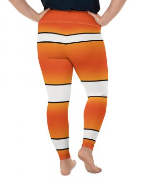 Clownfish Nemo Costume Halloween Cosplay Plus Size Leggings