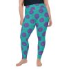 plus size leggings, yoga leggings, high waist, costume leggings, leggings, uv protection, swim costume, monster tank top, Purple and blue polkadot, Sully Costume, Monster costume, Monsters Inc., Cosplay Costume, Halloween Costume, Womans costume, plus size costume, matching costume, men's costume, children's costume, kid's costume, women's costume, girls costume, boys costume, running costume, rundisney, run disney, dance costume, activewear