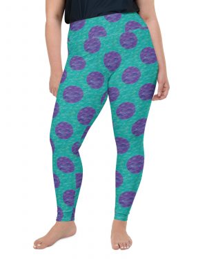 Sully Costume Monster Halloween Cosplay  Plus Size Leggings