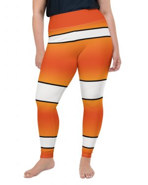 Clownfish Nemo Costume Halloween Cosplay Plus Size Leggings