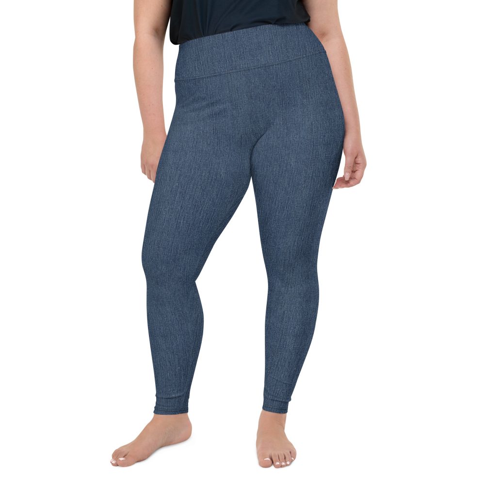 Jeggings - Jean Print Plus Size Leggings