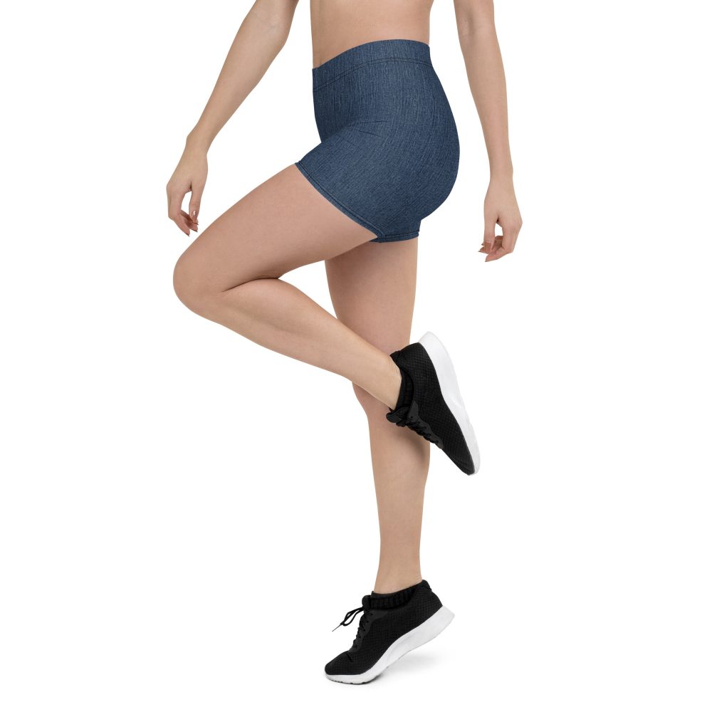 Jeggings - Jean Print Shorts - Image 4