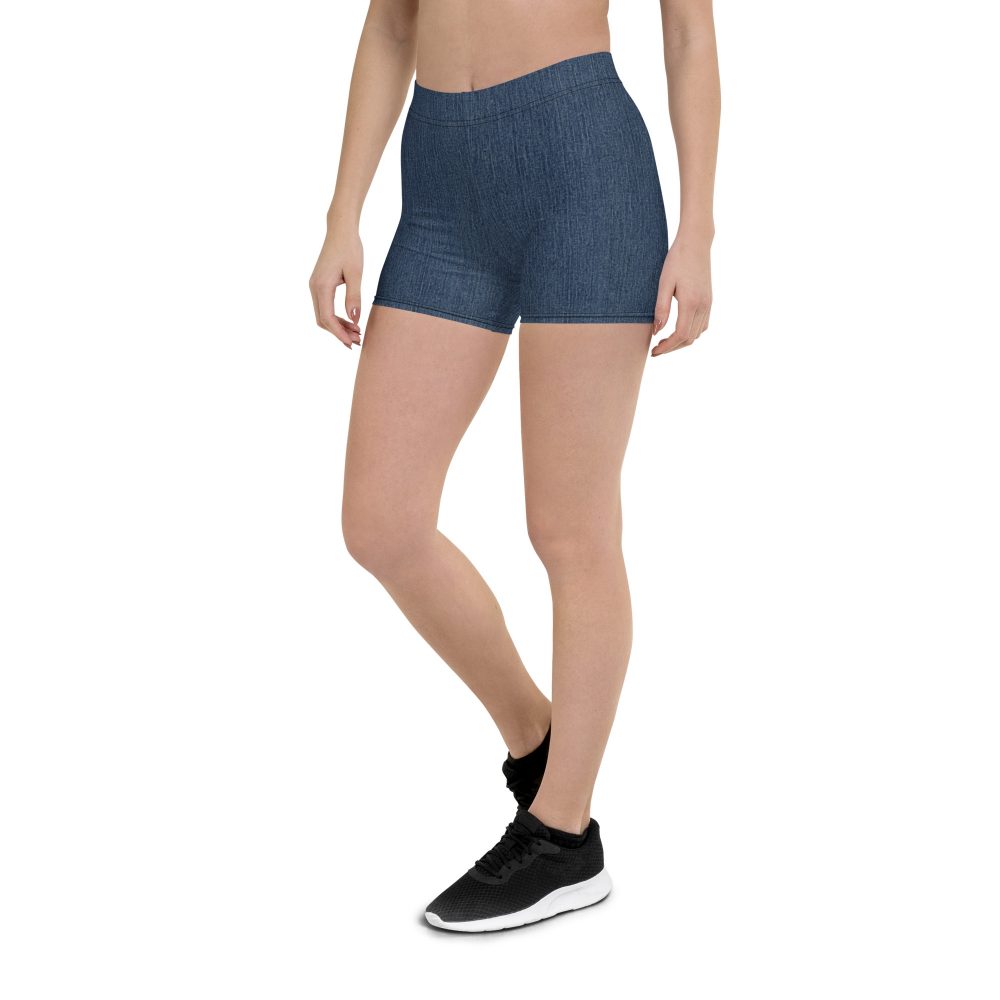 Jeggings - Jean Print Shorts - Image 5