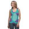 women's tank top, monster tank top, Purple and blue polkadot, Sully Costume, Monster costume, Monsters Inc., Cosplay Costume, Halloween Costume, Womans costume, plus size costume, matching costume, men's costume, children's costume, kid's costume, women's costume, girls costume, boys costume, running costume, rundisney, run disney, dance costume, activewear