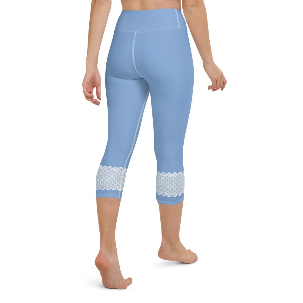Bo Peep Costume Halloween Cosplay Yoga Capri Leggings - Image 6