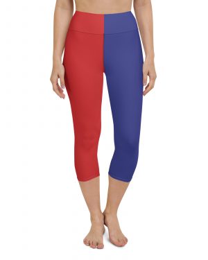 Harley Quinn Halloween Cosplay Squad Costume – Yoga Capri Leggings