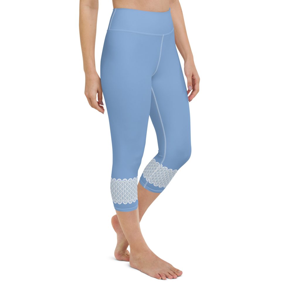 Bo Peep Costume Halloween Cosplay Yoga Capri Leggings - Image 5