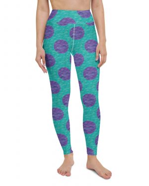 Sully Costume Monster Halloween Cosplay Yoga Leggings