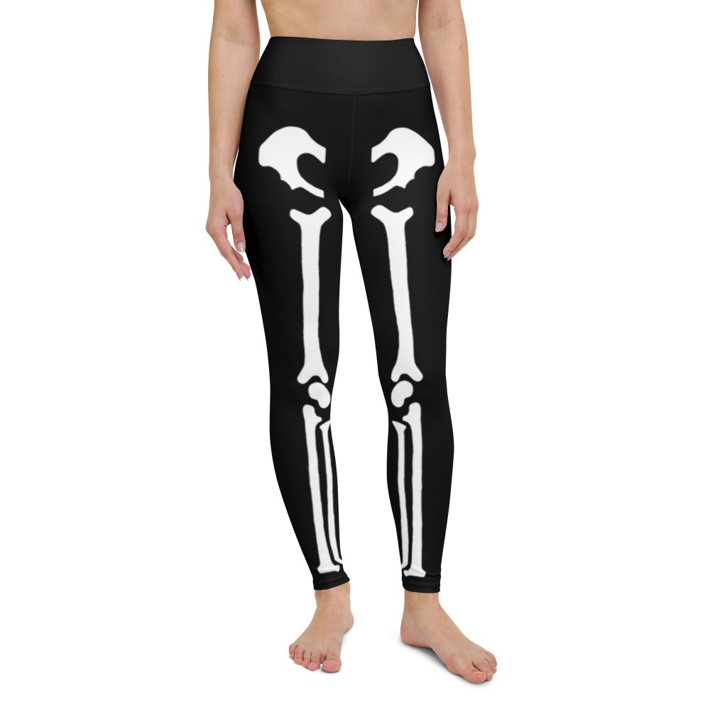 Skeleton Halloween Cosplay Costume Yoga Leggings