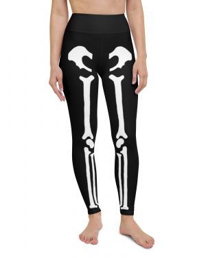 Skeleton Halloween Cosplay Costume Yoga Leggings