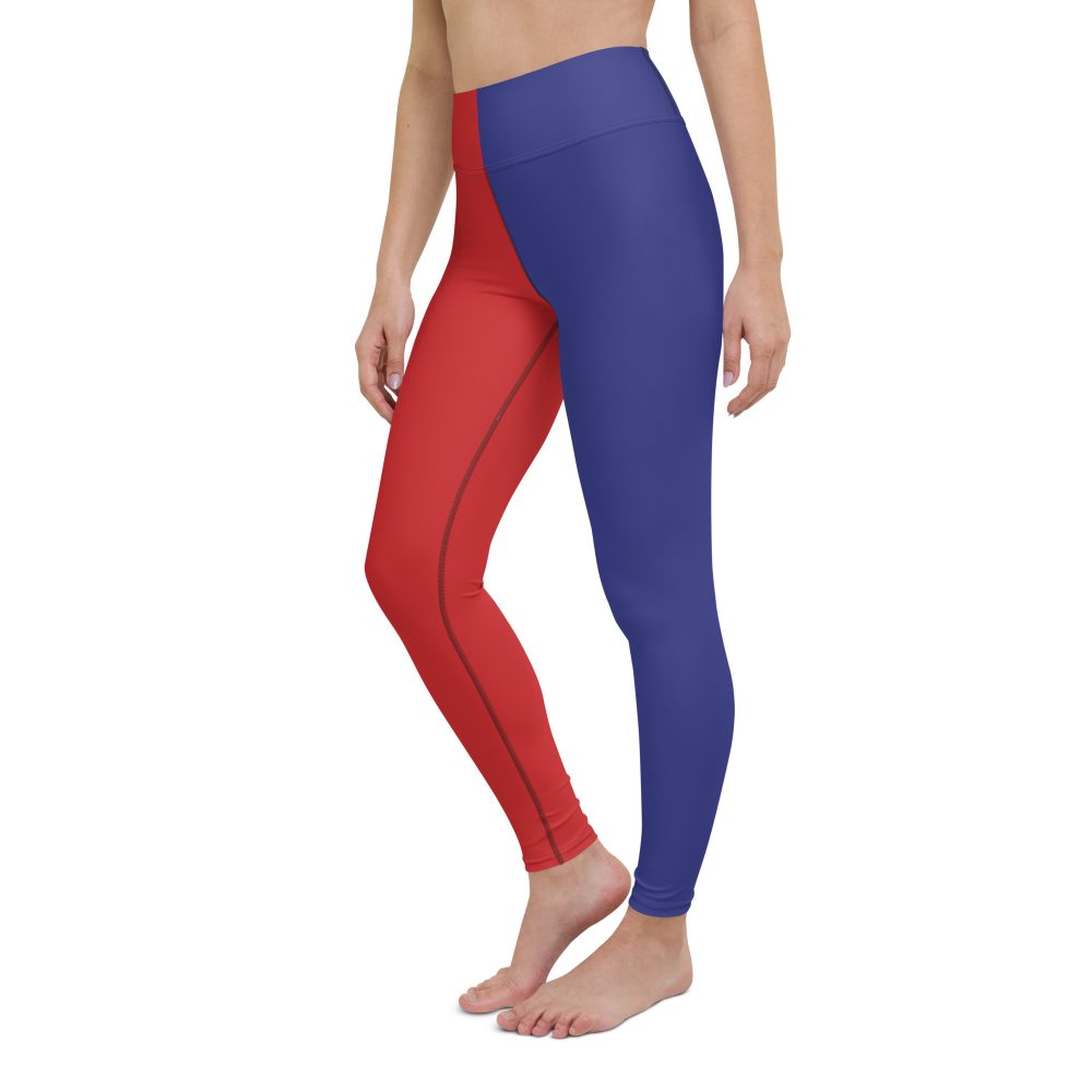 Harley Quinn Halloween Cosplay Squad Costume - Yoga Leggings - Image 3