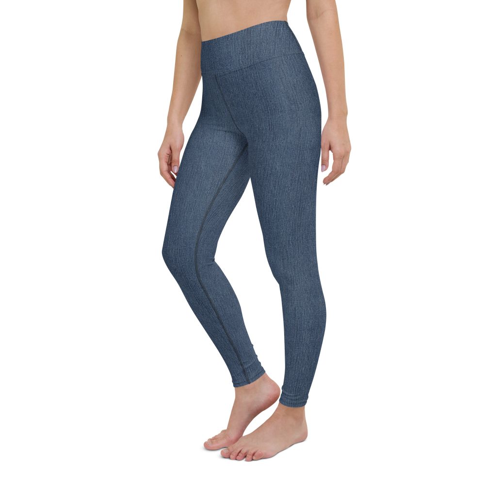 Jeggings - Jean Print Yoga Leggings - Image 3