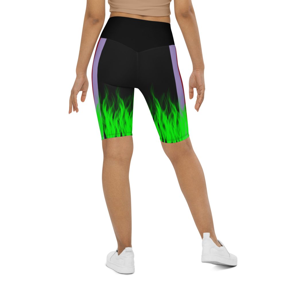 Maleficent Halloween Cosplay Costume Bike Shorts - Image 7