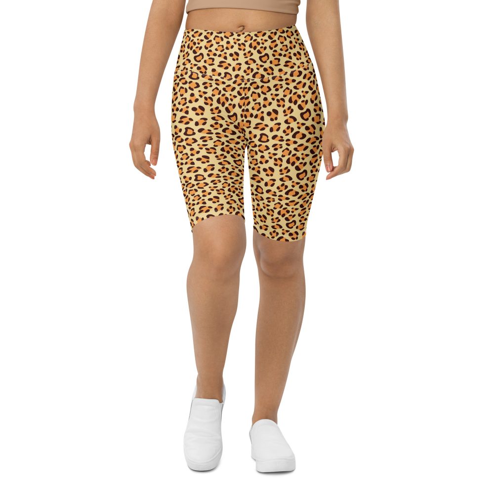 Leopard Jaguar Halloween Cosplay Costume Bike Shorts