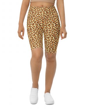 Leopard Jaguar Halloween Cosplay Costume Bike Shorts