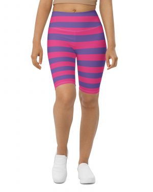 Cheshire Cat Halloween Cosplay Costume Bike Shorts