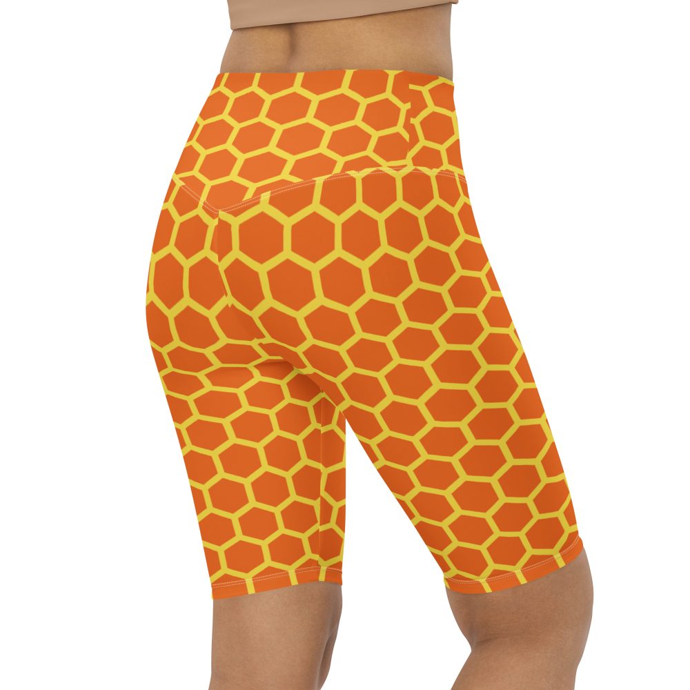 Honey Comb Halloween Cosplay Costume Bike Shorts - Image 4
