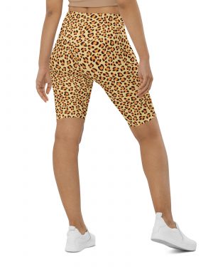 Leopard Jaguar Halloween Cosplay Costume Bike Shorts