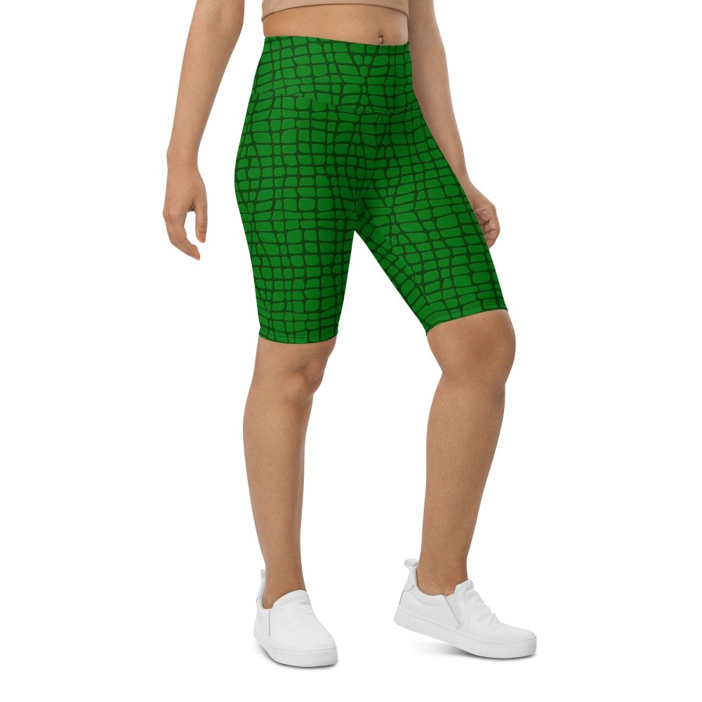 Alligator - Crocodile Halloween Cosplay Costume Bike Shorts - Image 3
