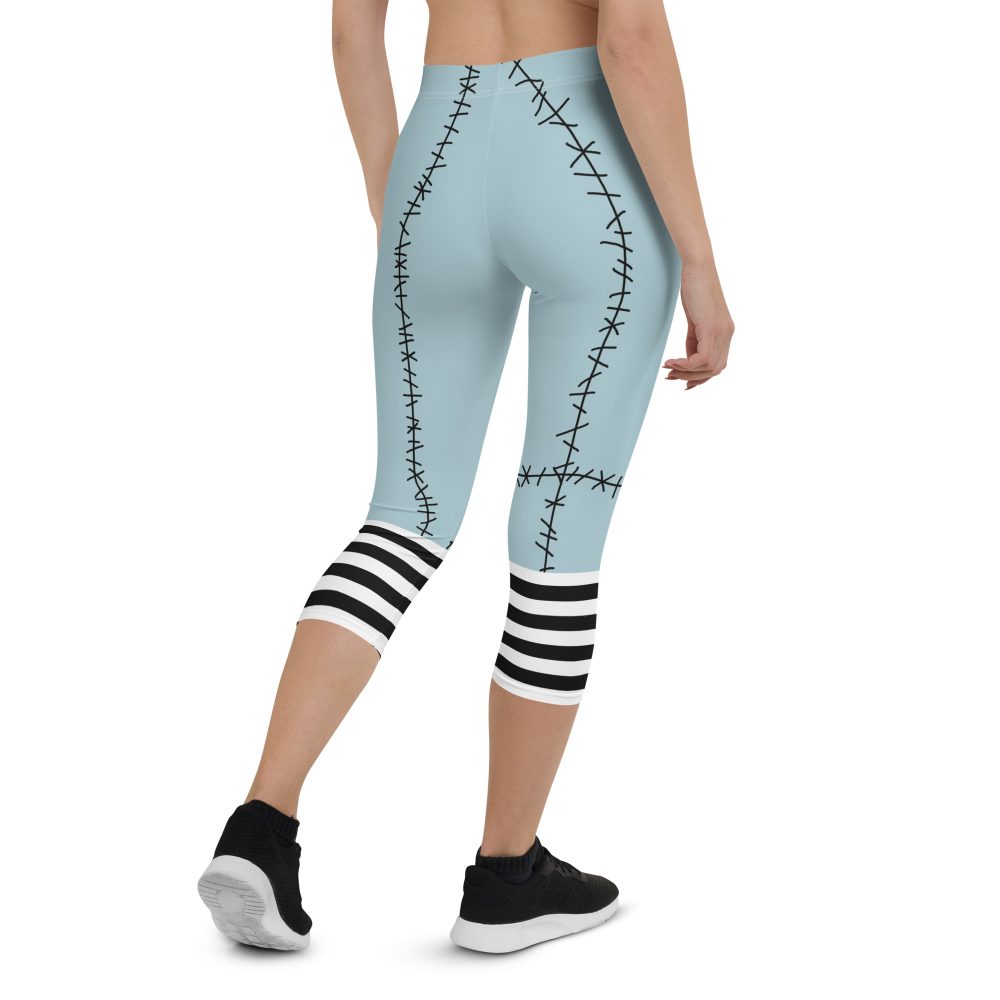 Sally Ragdoll Costume Halloween Cosplay Capri Leggings