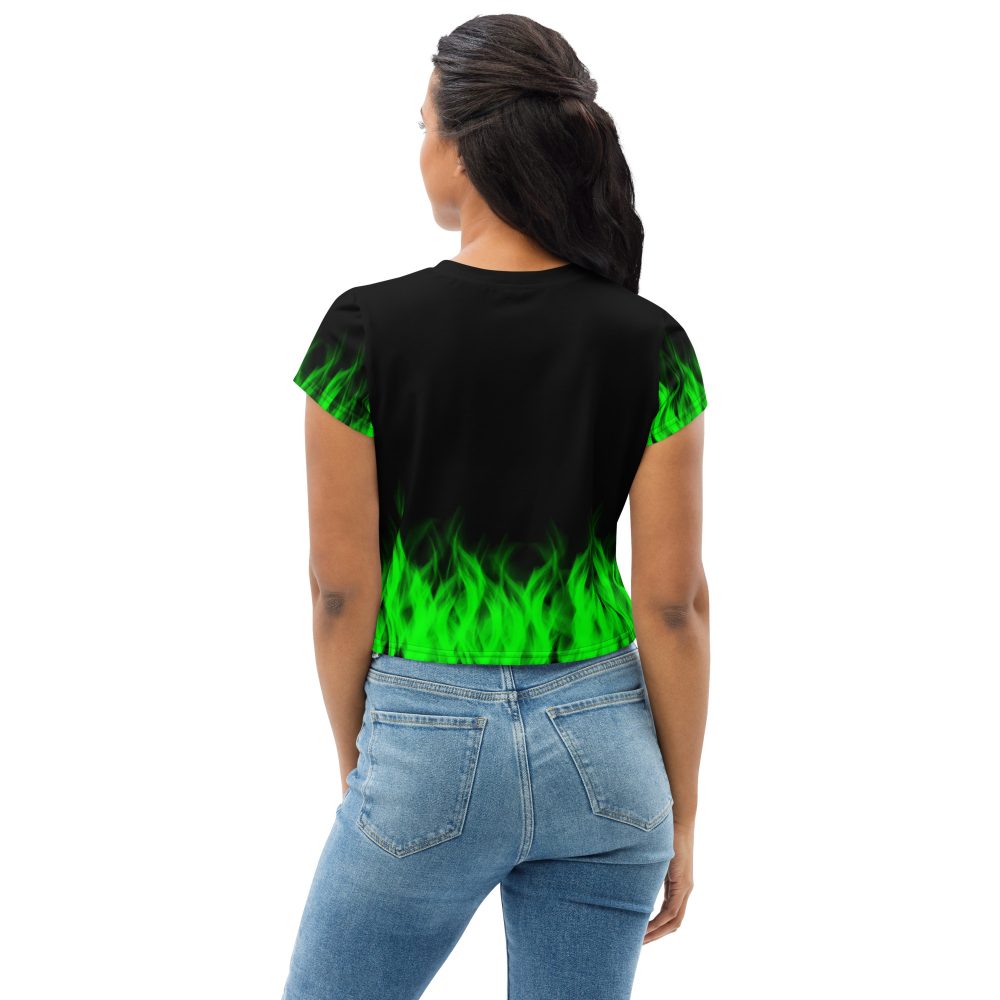 Maleficent Halloween Cosplay Costume Crop Tee - Image 2