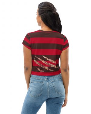 Freddy Nightmare Serial Killer Cosplay Costume Crop Tee