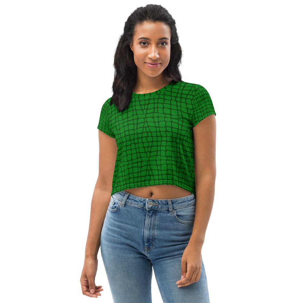 Alligator - Crocodile Halloween Cosplay Costume Crop Tee