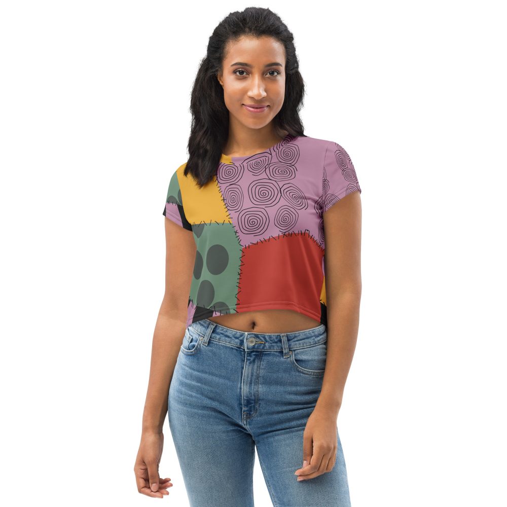 Nightmare Sally Halloween Cosplay Costume Crop Tee