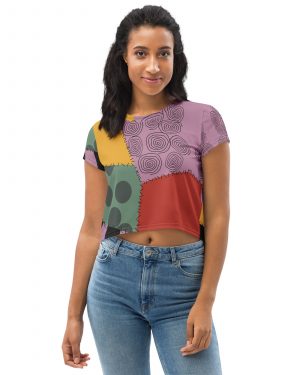 Nightmare Sally Halloween Cosplay Costume Crop Tee