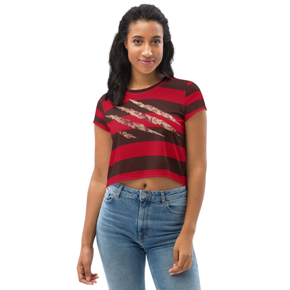 Freddy Nightmare Serial Killer Cosplay Costume Crop Tee