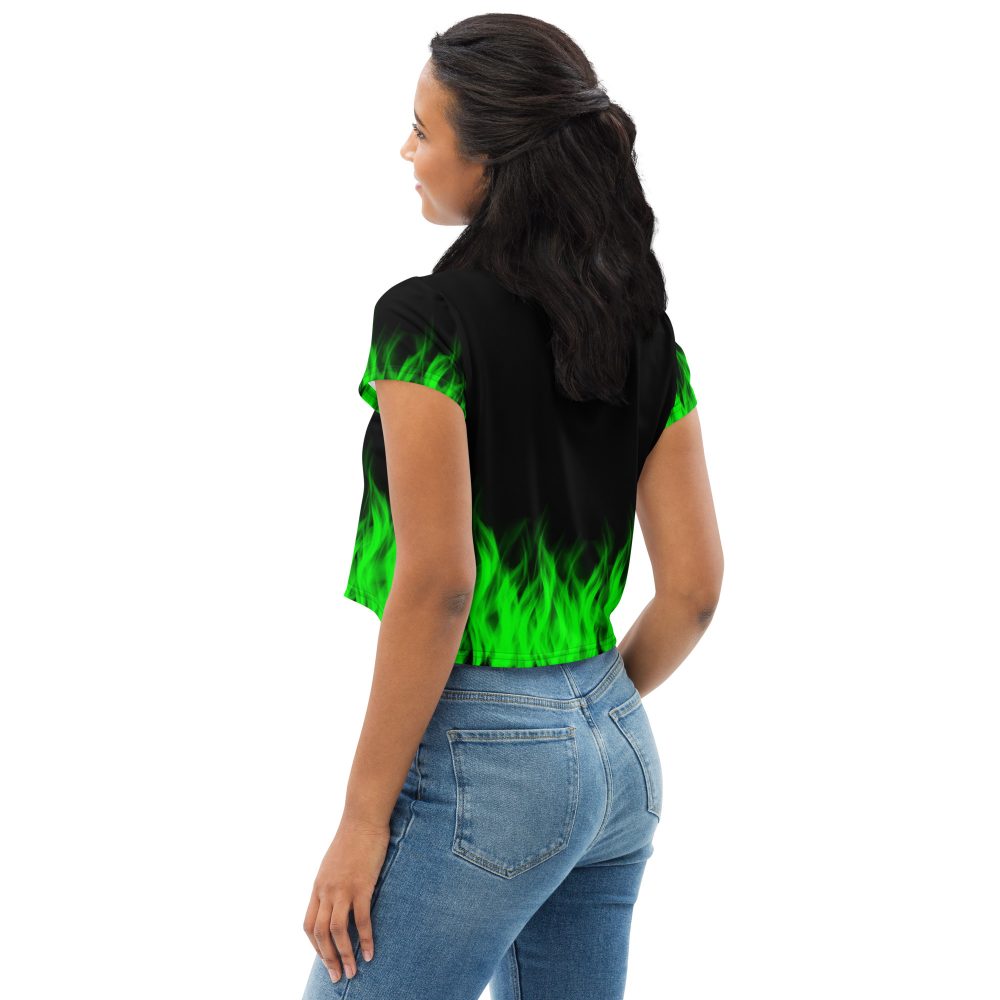 Maleficent Halloween Cosplay Costume Crop Tee - Image 3
