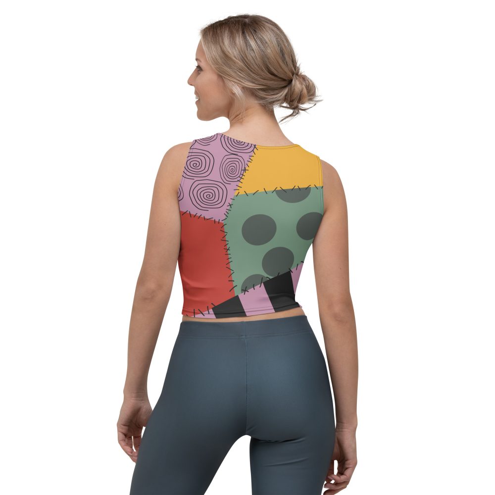 Nightmare Sally Halloween Cosplay Costume Crop Top - Image 2