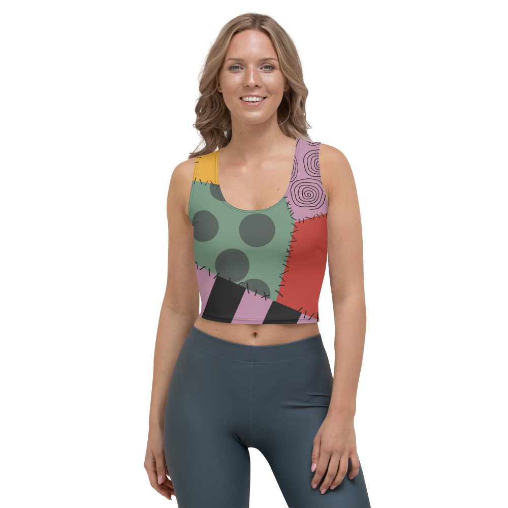 Nightmare Sally Halloween Cosplay Costume Crop Top