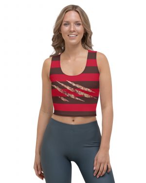 Freddy Nightmare Serial Killer Cosplay Costume Crop Top