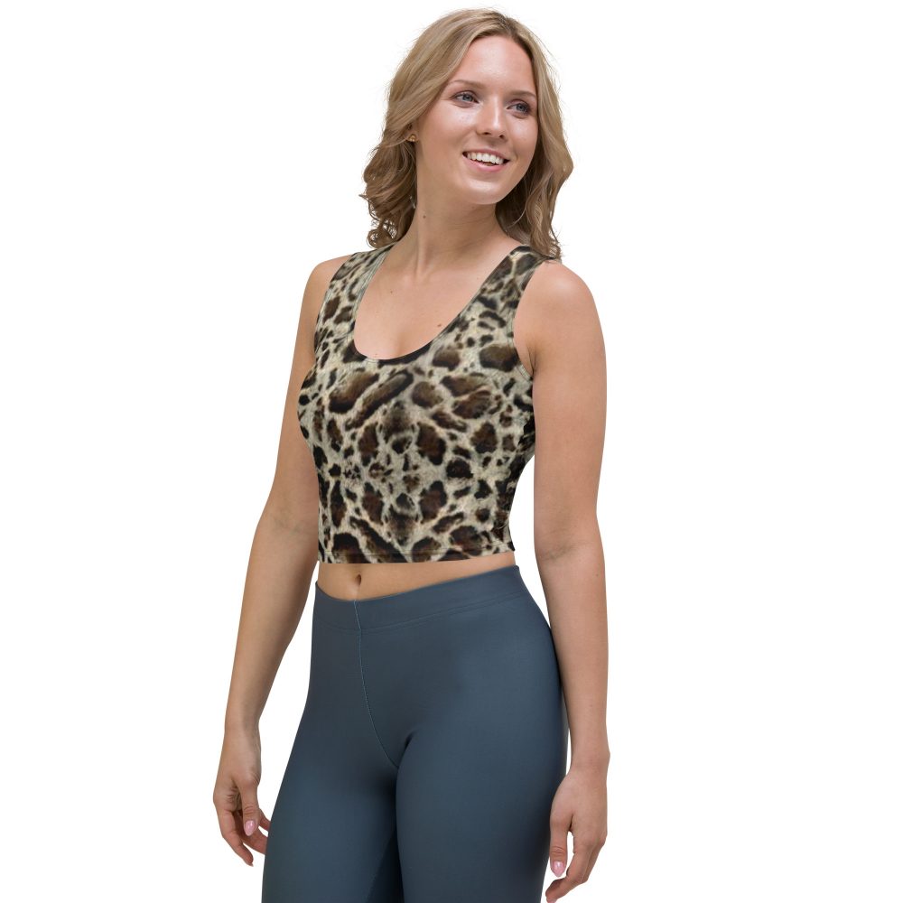 Snake Skin Costume Halloween Cosplay Reptile Print Crop Top - Image 3