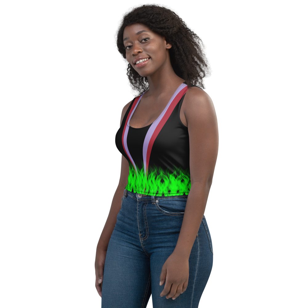 Maleficent Halloween Cosplay Costume Crop Top - Image 3